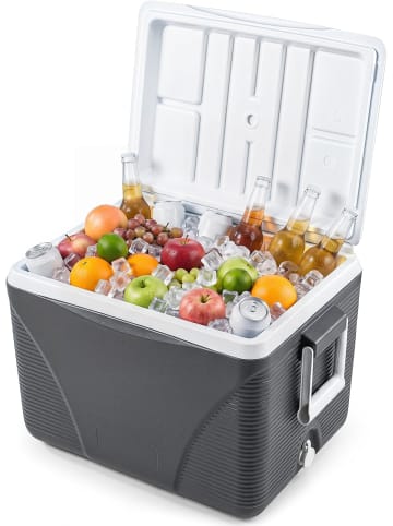 COSTWAY Kühlbox 41 L Thermobox ohne Strom in Schwarz