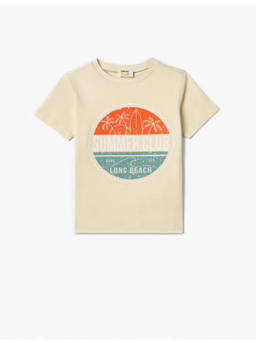 KOTON T-shirt in Beige