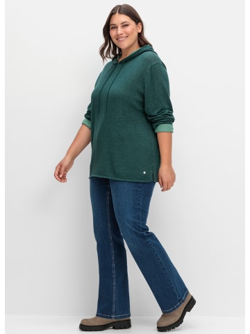 sheego Stretch-Jeans in dark blue denim