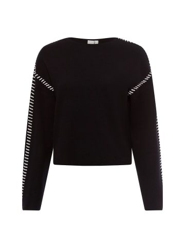 Y.A.S Pullover YASStitcha in schwarz - 0001