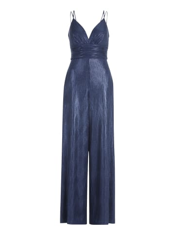 Vera Mont Jumpsuit mit Glanzeffekt in Dark Blue/Dark Blue