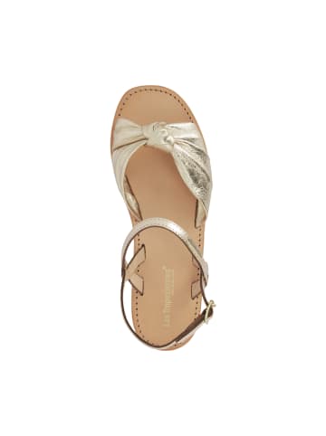 Les Tropéziennes par M Belarbi Hirka-Ledersandalen Gold