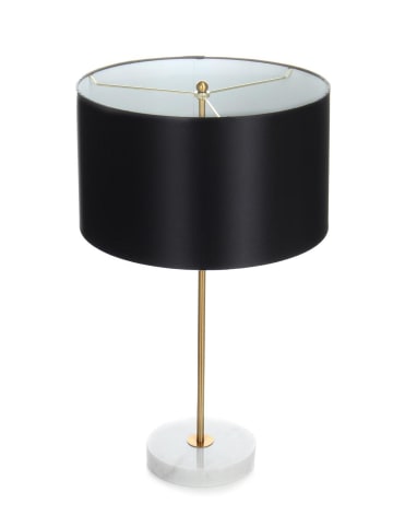 Kayoom Tischlampe Piona 110 in schwarz - gold - weiß