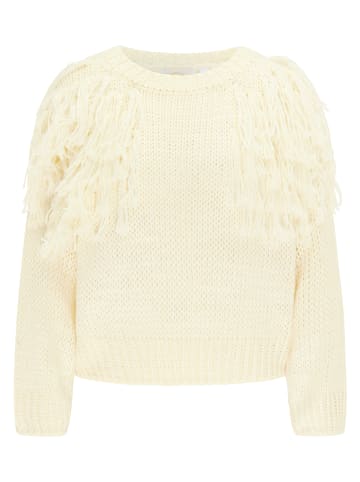usha FESTIVAL Damen Pullover in Wollweiss