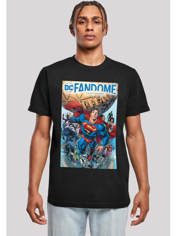 F4NT4STIC T-Shirt DC Comics Fandome Superman Superheld in schwarz