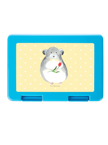 Mr. & Mrs. Panda Essensbox Chinchilla Blume ohne Spruch in Gelb Pastell