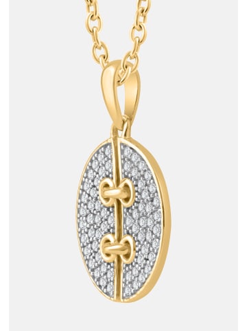 Diamant Exquis Halskette aus 585 Gelbgold mit Diamant