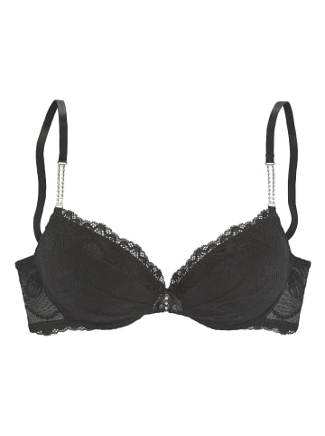 LASCANA Push-up-BH in schwarz