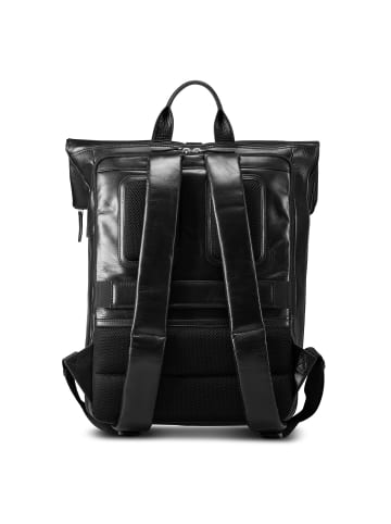 Jost Skagen Business-Rucksack Leder 44 cm Laptopfach black