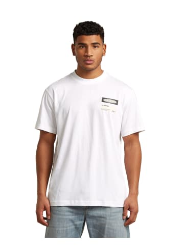 G-Star Raw Box Globe Graphic T-Shirt white