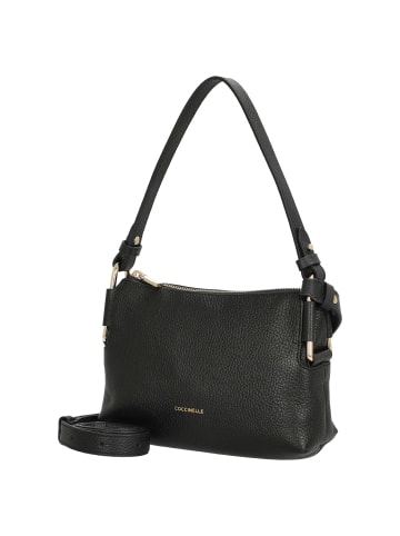 COCCINELLE Rebekka - Schultertasche 23 cm (sandshell) in noir