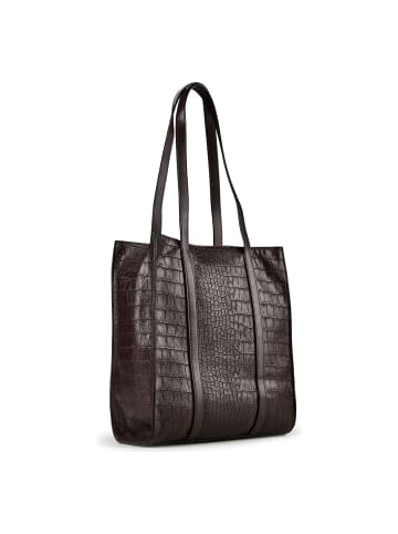 Gabor Elfie Shopper Tasche M 30 cm croco brown