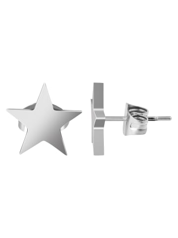 Adeliás Damen Ohrringe – Ohrstecker aus Edelstahl in silber