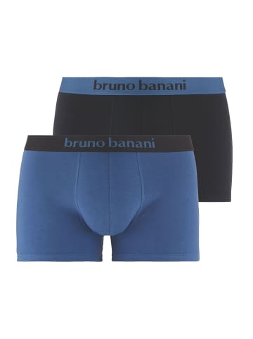 Bruno Banani Retro Short / Pant Flowing in Jeansblau / Schwarz