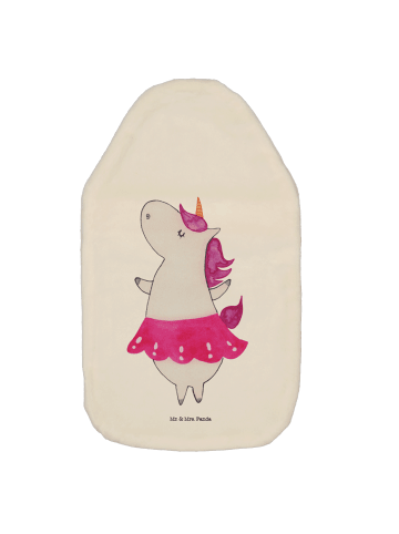 Mr. & Mrs. Panda Wärmflasche Einhorn Ballerina ohne Spruch in Weiß