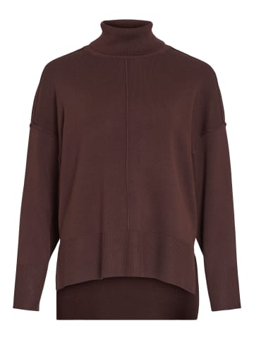 Vila Strickpullover in Coffee Bean