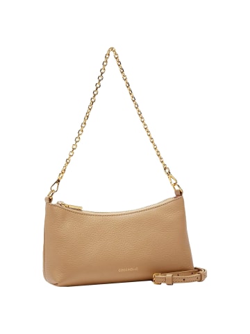 COCCINELLE Aura - Schultertasche 22 cm in fresh beige