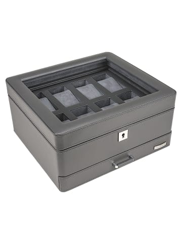 Windrose Schmuckkasten 26.5 cm grau