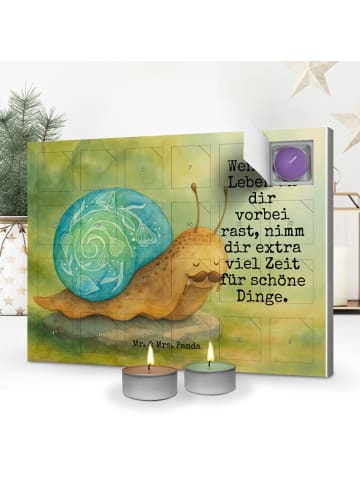 Mr. & Mrs. Panda adventskalender mit duftkerzen Schnecke Sir Des... in Weiß