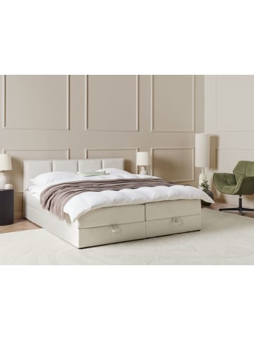 Beliani Doppelbett BARONET in Weiß - (W) 183 x (H) 92 x (L) 207 cm