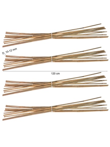 UNUS Bambusstäbe 120 cm in Braun