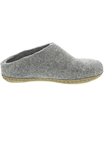 glerups Slip on Hausschuh Grau