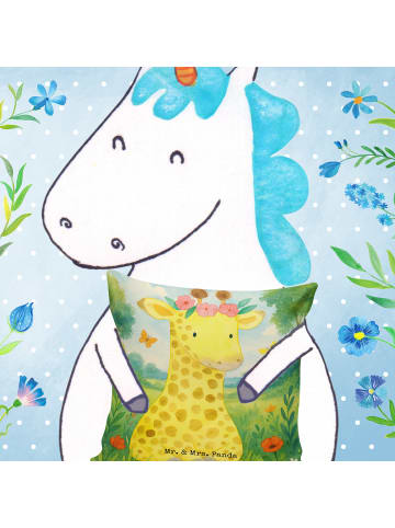 Mr. & Mrs. Panda Dekokissen Sofa Giraffe Blumenkranz Design ohne... in Weiß