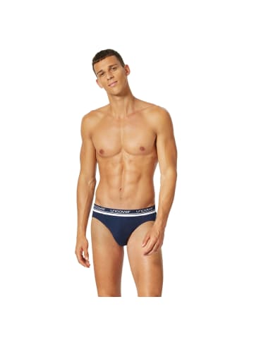 UNCOVER BY SCHIESSER Slip 3er Pack in Dunkelblau