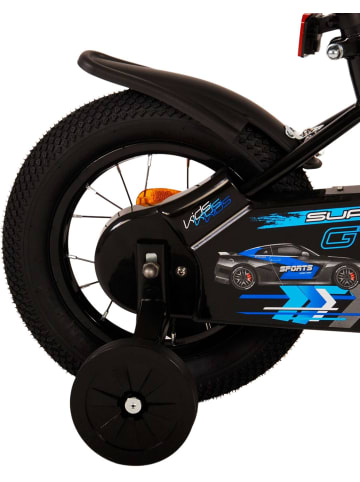 Volare Kinderfahrrad Super GT für Jungen 12 Zoll Kinderrad in Blau Fahrrad 3 Jahre