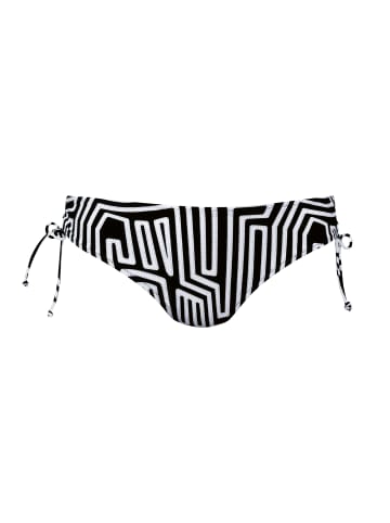 ROSA FAIA Bikini-Slip / Unterteil Shining Lines in Schwarz