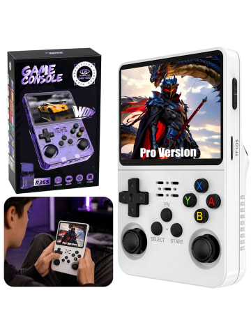 Wisam® Mini R36S Tragbare Retro-Spielkonsole, 21.000 IPS, 3,5 Zoll