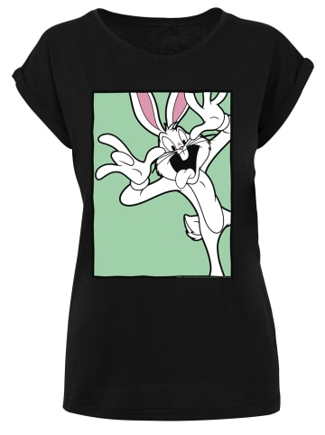 F4NT4STIC T-Shirt Looney Tunes Bugs Bunny Funny Face in schwarz