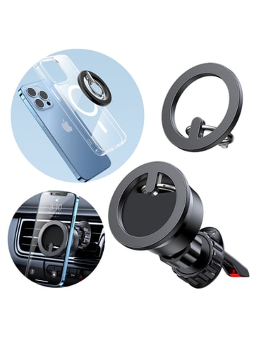 Joyroom Joyroom Kit multifunktionaler magnetischer Autohalter Ring