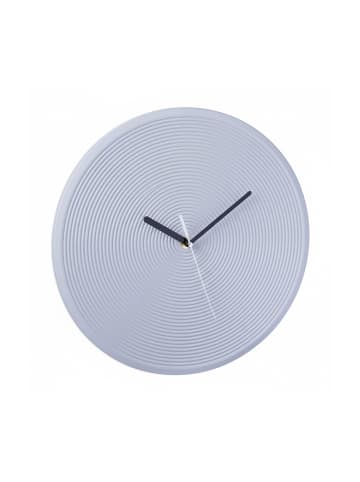 relaxdays Wanduhr in Grau - Ø 30,5 cm