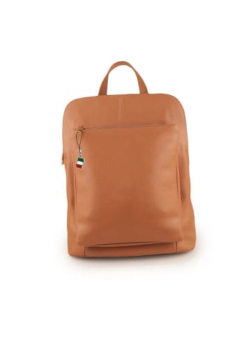 Florence Leder Cityrucksack Florence Rucksack tan, hellbraun ca. 30cm