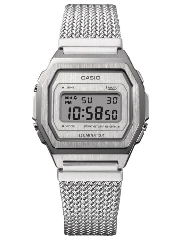 Casio Vintage Iconic Damenuhr Silberfarben