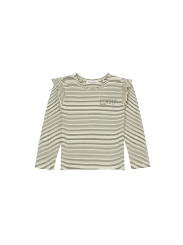 Marc O'Polo KIDS-GIRLS Longsleeve in DARK GRAPHIT STRIPE