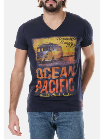 HopenLife Shirt OCEAN in Navy blau