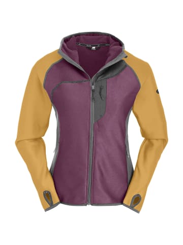 Maul Sport Stretchfleecejacke Chiemgau II mit Kapuze in Bordeaux