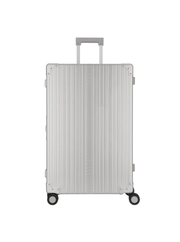 Aleon Traveler Macro 4-Rollen Trolley 77 cm mit Kleidersack in platinum 1