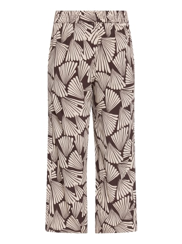 Betty Barclay Marlene-Hose mit elastischem Bund in Braun/Beige