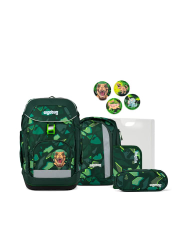 Grundschulranzen-Set MAXI "DinosauriBär" 6-tlg. in Grün