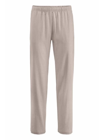 Hessnatur Hessnatur Flanell Schlafhose aus reiner Bio-Baumwolle in taupe