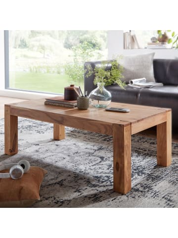 KADIMA DESIGN Couchtisch MUMBAI Massiv-Holz 110 cm breit Wohnzimmer-Tisch in Akazie