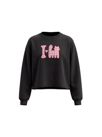 myMo Women Sweatshirt in Black