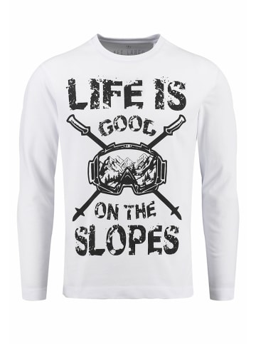 KEY LARGO Rundkragen Langarmshirt für Damen in schwarz