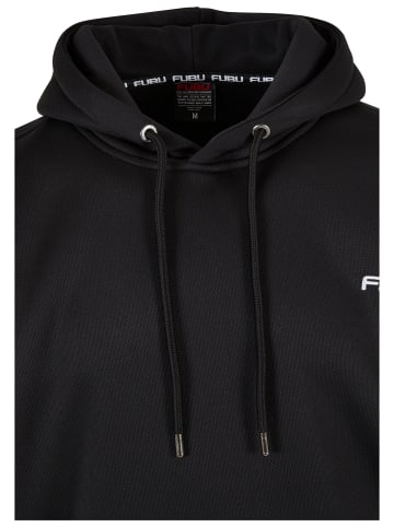 FUBU FUBU Herren FM233-012-2 FUBU Corporate Mesh Hoodie in black/white/red