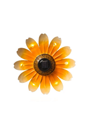 MARELIDA LED Solar Blume Hängedeko Lichtsensor D: 14cm in orange