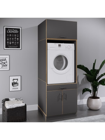 VCM  Überbauschrank Waschmaschine Überbau Rislo CL XXL in Anthrazit