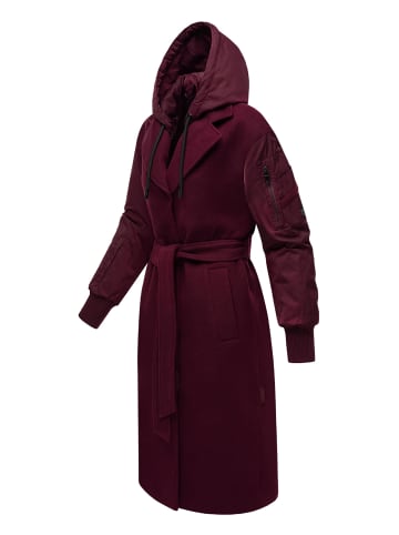 Marikoo Wollmantel Tjadee 16 in Wine